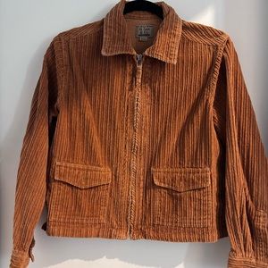 Burnt Orange Corduroy Jacket